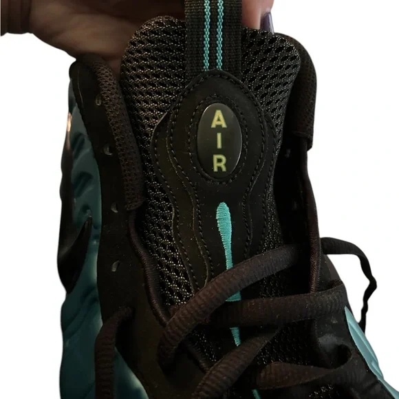 New 2011 Authentic Nike Air Foamposite Pro Electric Blue - Picture 7 of 10